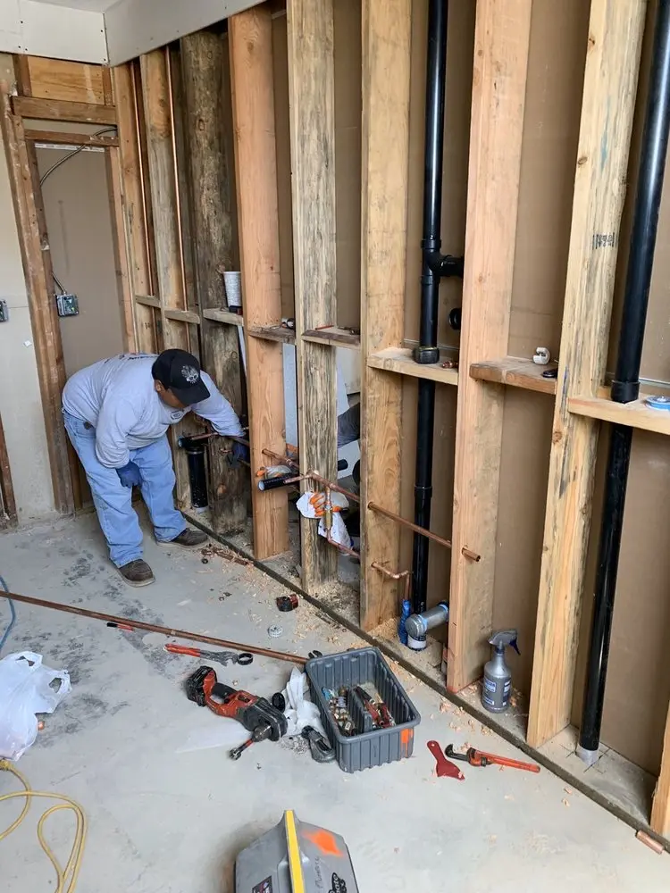 Commercial rough-in plumbing for Gas Line Repair in Forest Village